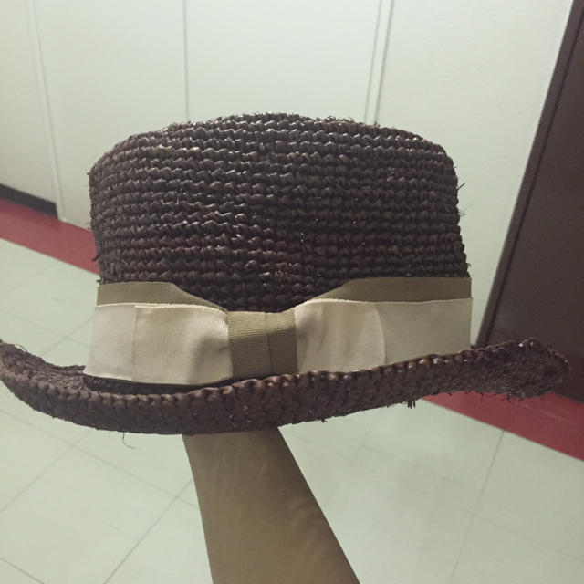 Ungrid(アングリッド)のungrid カンカン帽 レディースの帽子(麦わら帽子/ストローハット)の商品写真