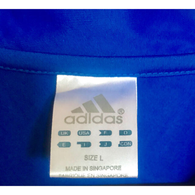 adidas(アディダス)のadidas 速乾素材ドライポロシャツ L  メンズのトップス(ポロシャツ)の商品写真