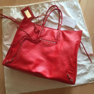 バレンシアガバッグ(BALENCIAGA BAG)の美品☆バレンシアガ☆ペーパージップアラウンド(トートバッグ)