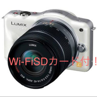 パナソニック(Panasonic)のWi-Fiカード付！LUMIXデジタルミラーレス一眼カメラ/DMC-GF3 (ミラーレス一眼)