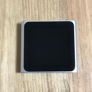 アップル(Apple)のiPod nano 第6世代 8GB シルバー 美品(ポータブルプレーヤー)