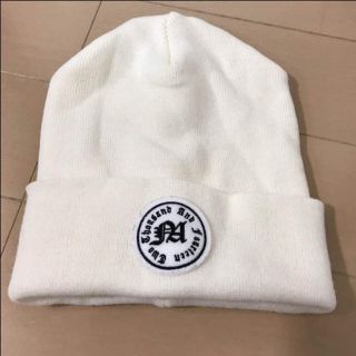 マウジー(moussy)の【美品】安室奈美恵 ツアーグッズ ニット帽子(ミュージシャン)