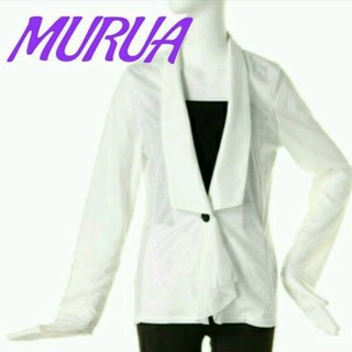 ムルーア(MURUA)の新品！MURUA♡ジャケット♡薄手♡白♡ホワイト ムルーア(テーラードジャケット)
