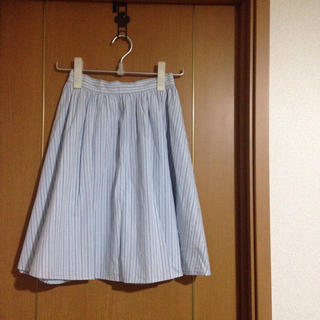 マジェスティックレゴン(MAJESTIC LEGON)のストライプスカート美品♡(ひざ丈スカート)