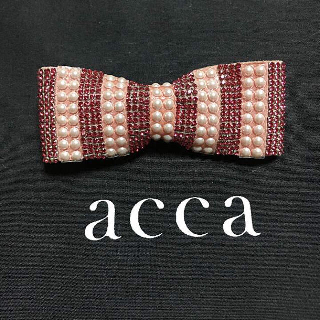 acca(アッカ)のcoco♡Lamさま専用♡ありがとうございます！acca♡リボン&お花バレッタ♡ レディースのヘアアクセサリー(バレッタ/ヘアクリップ)の商品写真