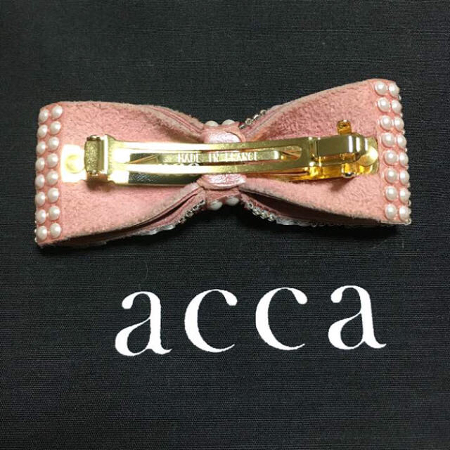 acca(アッカ)のcoco♡Lamさま専用♡ありがとうございます！acca♡リボン&お花バレッタ♡ レディースのヘアアクセサリー(バレッタ/ヘアクリップ)の商品写真