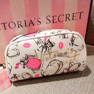 ヴィクトリアズシークレット(Victoria's Secret)のVictoria's Secret ♡ 最新モデル ポーチ ♡ 香水 コスメ柄(ポーチ)