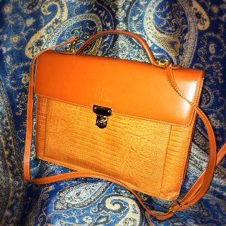 ヒロココシノ(HIROKO KOSHINO)の【HIROKO KOSHINO】コシノヒロコ 良質 Ｖintage Bagお洒落(ハンドバッグ)