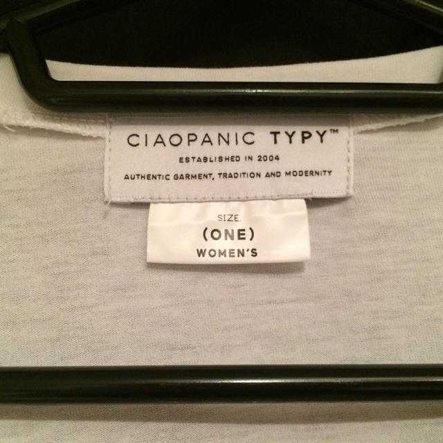 CIAOPANIC TYPY(チャオパニックティピー)のチャオパニックティピー ポケット 白Tシャツ レディースのトップス(Tシャツ(半袖/袖なし))の商品写真
