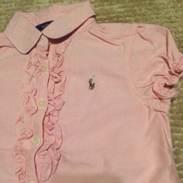 Ralph Lauren(ラルフローレン)のRALPHLAURENフリルブラウス キッズ/ベビー/マタニティのキッズ服女の子用(90cm~)(その他)の商品写真