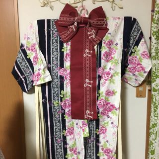  ahmamさま専用 浴衣 帯 ２点セット  150センチ 中古美品(甚平/浴衣)