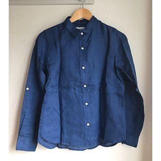 グローバルワーク(GLOBAL WORK)のyuri様専用【新品未使用】GLOBAL WORK/フレンチリネンシャツ/ブルー(シャツ/ブラウス(長袖/七分))