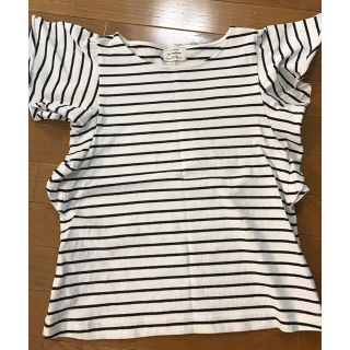 ユナイテッドアローズグリーンレーベルリラクシング(UNITED ARROWS green label relaxing)のグリーンレーベルリラクシング♡ボーダーフリルT(Tシャツ(半袖/袖なし))