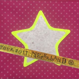 ニュース(NEWS)のNEVERLAND 落下物 星・銀テ(アイドルグッズ)