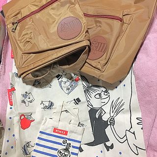 タカラジマシャ(宝島社)のリンネル☆猫のマーキュリーリュック2コ＆ムーミンバック☆セット☆(リュック/バックパック)