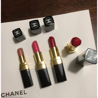 シャネル(CHANEL)のCHANEL リップスティック 4本セット(口紅)