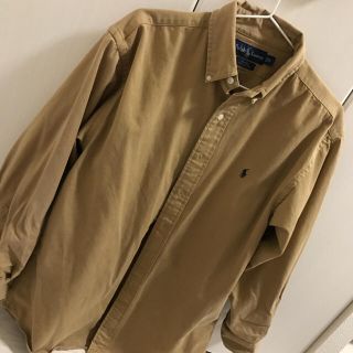 ポロラルフローレン(POLO RALPH LAUREN)のラルフローレン 古着 ベージュ シャツ(シャツ/ブラウス(長袖/七分))