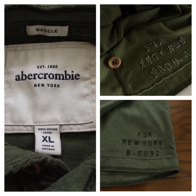 Abercrombie&Fitch(アバクロンビーアンドフィッチ)のabercrombie アバクロ キッズ トレーナー モスグリーン XL キッズ/ベビー/マタニティのキッズ服男の子用(90cm~)(ジャケット/上着)の商品写真