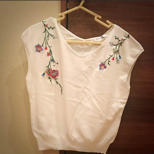 Mystrada - taylorページ Mystrada 刺繍ニット サマーニット
