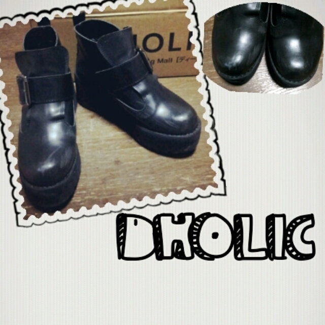 dholic(ディーホリック)のDHOLIC ベルトブーツ レディースの靴/シューズ(ブーツ)の商品写真