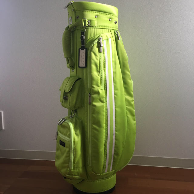 オノフ キャディバッグ レディース イエローグリーン スポーツ/アウトドアのゴルフ(バッグ)の商品写真