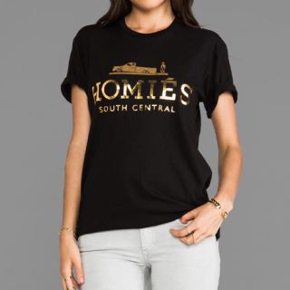 セレブ愛用❤️ HOMIES Ｔシャツ S ブラック エルメス セリーヌ 好きに(Tシャツ(半袖/袖なし))