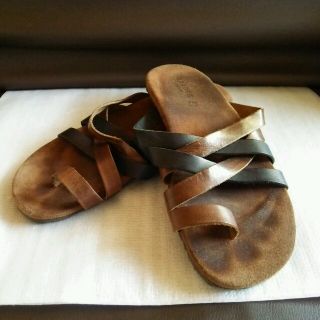 ビルケンシュトック(BIRKENSTOCK)の革サンダルメンズ(サンダル)