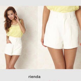 リエンダ(rienda)のrienda フロントタック ショートパンツ(ショートパンツ)