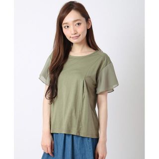 グリーンパークス(green parks)の袖フレアTシャツ(Tシャツ(半袖/袖なし))