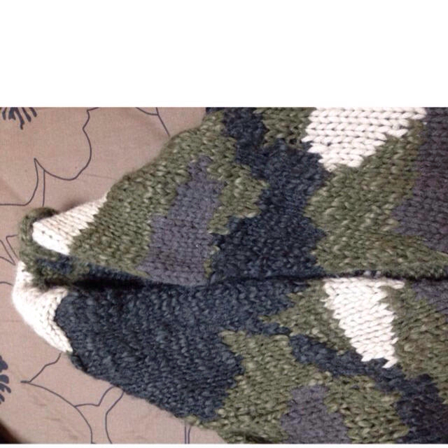 Ungrid(アングリッド)の迷彩ニット レディースのトップス(ニット/セーター)の商品写真