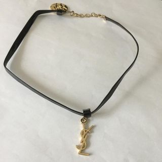 イヴサンローラン イヴ・サンローラン YSL ロゴ チョーカー ネックレス