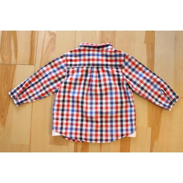 PETIT BATEAU(プチバトー)の専用プチバトー⭐︎チェックシャツ 2点 キッズ/ベビー/マタニティのベビー服(~85cm)(シャツ/カットソー)の商品写真