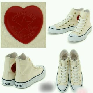 コンバース(CONVERSE)のCONVERSE ☆ALLSTAR HEARTPACHコンバースハートバッチ(スニーカー)