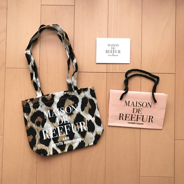 Maison de Reefur(メゾンドリーファー)の【MAISON DE REEFUR】店舗限定 新ショッパー レオパード Ｓ レディースのバッグ(ショップ袋)の商品写真