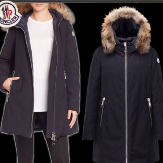 格安新品 希少!!MONCLER - MONCLER モンクレール ネイビー男女兼用