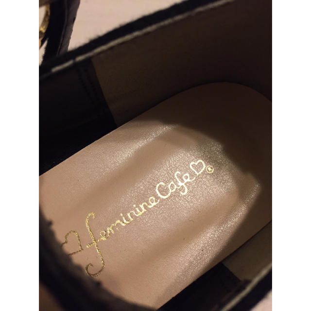 パンプス  ヒール3cm 黒  feminine cafe レディースの靴/シューズ(ハイヒール/パンプス)の商品写真