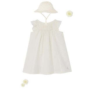 プチバトー(PETIT BATEAU)の未使用◎プチバトー2017SS  36Mコットンボイルワンピース(ワンピース)