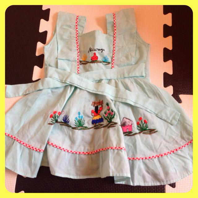 エプロン風♡ワンピース キッズ/ベビー/マタニティのキッズ服女の子用(90cm~)(その他)の商品写真