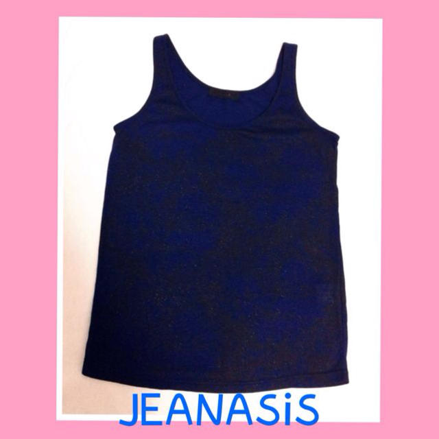 JEANASIS(ジーナシス)のJEANASiSラメタンクトップ レディースのトップス(タンクトップ)の商品写真