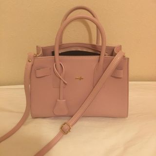 エブリン(evelyn)の値下げ♡evelyn  pink bag エブリン(ハンドバッグ)