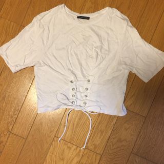 ザラ(ZARA)のZARAウエストギャザーTシャツ(Tシャツ/カットソー(半袖/袖なし))