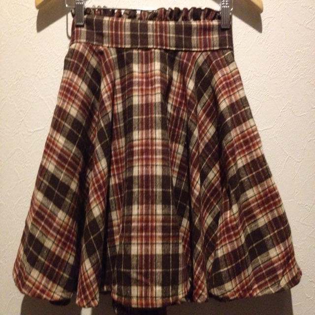 LIZ LISA(リズリサ)のLIZ LISA 茶色の後りぼんスカート レディースのスカート(ミニスカート)の商品写真