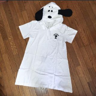 スヌーピー(SNOOPY)の新品 PEANUTS スヌーピー フード付き Tシャツ(Tシャツ(半袖/袖なし))