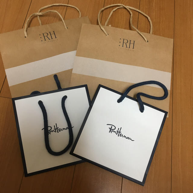Ron Herman(ロンハーマン)のRH ロンハーマン ショッパー 3プラスおまけ1♡ 4枚セット レディースのバッグ(ショップ袋)の商品写真
