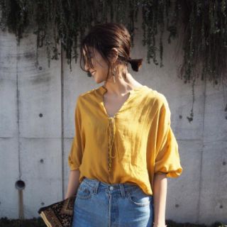 トゥデイフル(TODAYFUL)の【新品未開封】todayful Lace up Shirts レースアップシャツ(シャツ/ブラウス(長袖/七分))