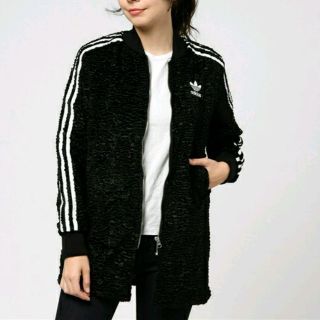 アディダス(adidas)のadidas originals LONG TRACK TOP S(毛皮/ファーコート)