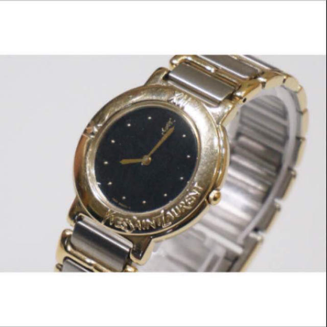 Saint Laurent(サンローラン)のYves Saint Laurent/イヴサンローラン ロゴ腕時計 クォーツ  レディースのファッション小物(腕時計)の商品写真