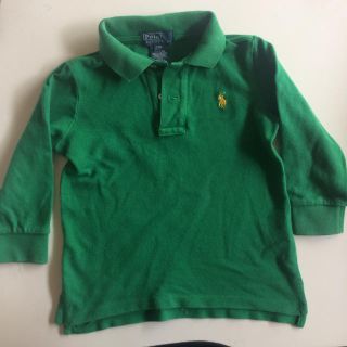 ポロラルフローレン(POLO RALPH LAUREN)の24M ラルフローレン 長袖ポロシャツ 緑(シャツ/カットソー)