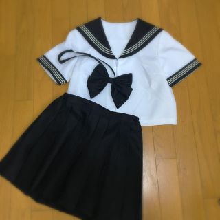 セーラー服 半袖 黒