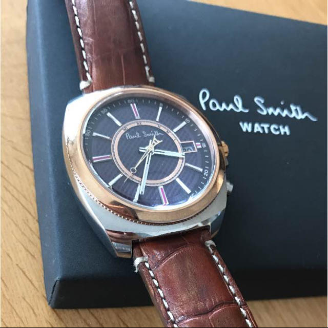 中古☆Paul Smith ポールスミス 電波時計 ソーラー